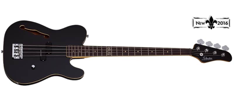 Schecter dUg Pinnick Baron-H Electric Bass Gloss Black image 1
