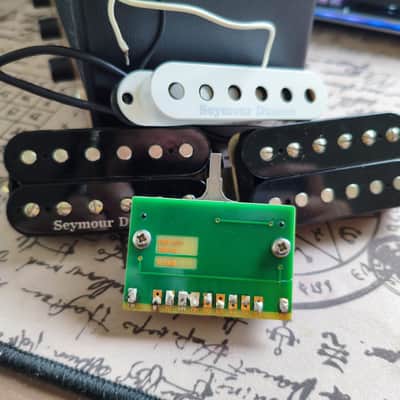 Seymour Duncan HSH Pack (TB-59 Bridge / SSL-3 RWRP Middle / '59 Neck) + FREE Freeway 10-Way Switch image 1