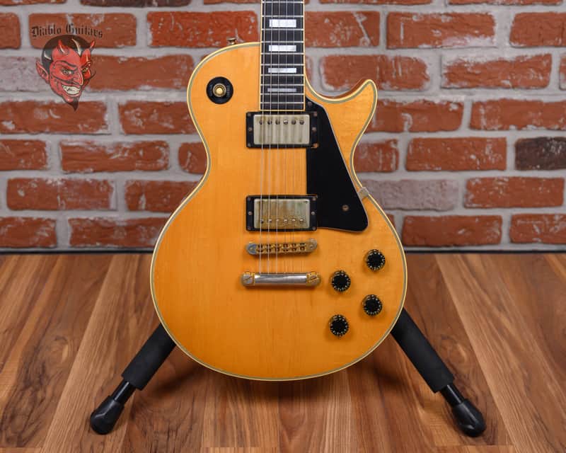 Gibson Les Paul Custom Plain Maple Top Natural 1979 w/Hard Shell Case image 1