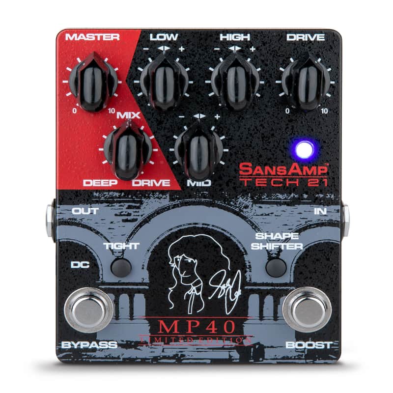 Tech 21 MP40 Limited Edition Geddy Lee Signature SansAmp Bass Drive image 1