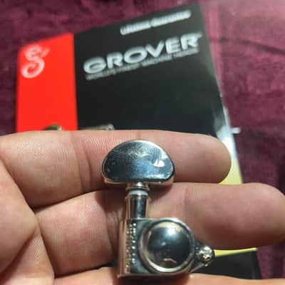 Grover 102 series Rotomatic Tuners - 3+3 chrome 2020s - Chrome image 3
