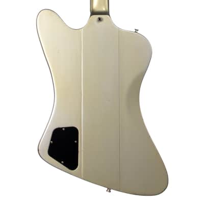 1965 Gibson Firebird III - Silver Mist Poly - RARE! Wide Nut, Non-Reverse Headstock - Original Vintage Custom Color Electric Guitar - 1 of 1? WOW! image 5