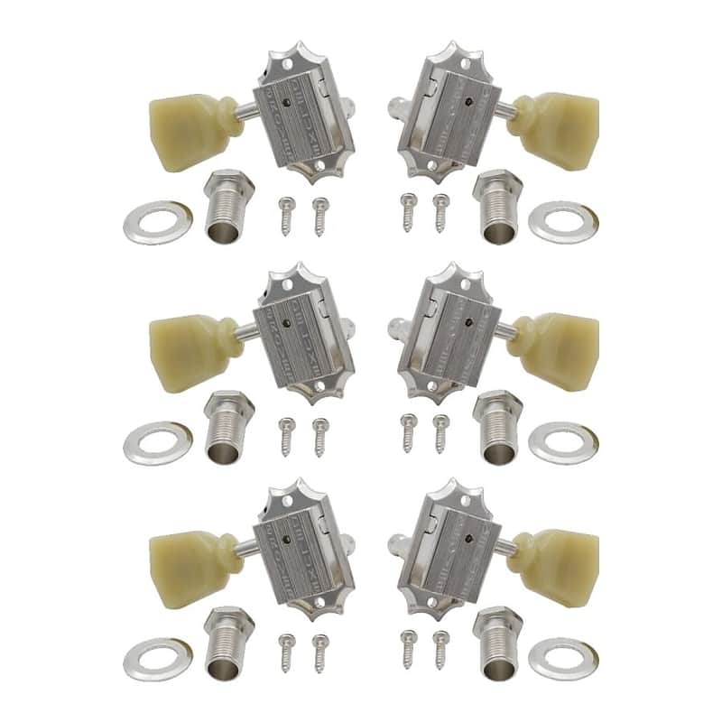 Grover 3x3 Guitar Turning Pegs 135N Keystone Vintage Style Tuners Les Paul image 1