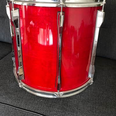Pearl BLX tom 16x14” 1988 - Sequoia red image 2