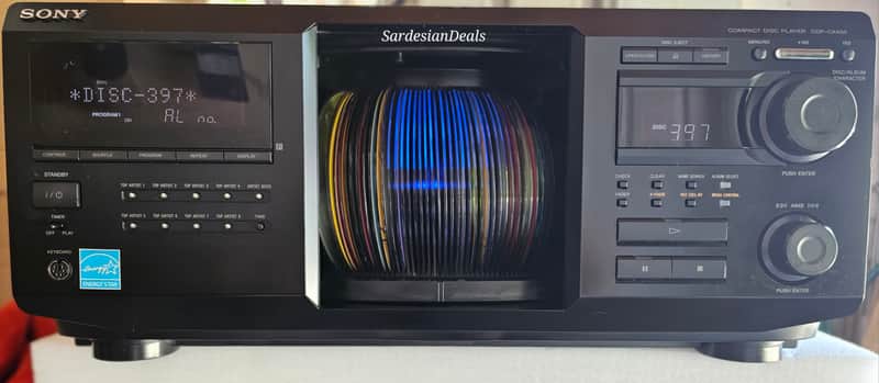 Sony CDP-CX455 CD CHANGER ACCESSORIES JUKEBOX 400 DISCS | Reverb