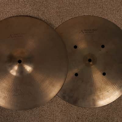 Zildjian A 14" Quick Beat Hi Hat Cymbals 1242g 1453g image 1