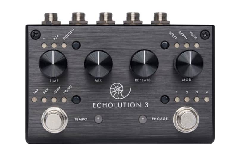 Pigtronix Echolution 3 Stereo Modulated Multi-Tap Delay w/ Midi image 1