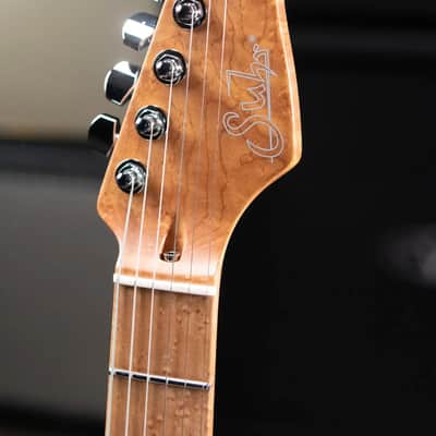 Suhr Pete Thorn Signature Traditional 90 Electric Guitar - Trans White with Gig Bag image 6