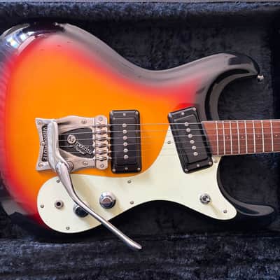 Mosrite Of California The Ventures Sunburst Vibramute Tremolo Japan OHSC MIJ image 1