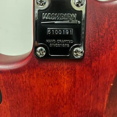 Washburn N2PSK Nuno Bettencourt Signature 2010s - Paduak Stain w/case image 6