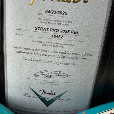 2025 Fender Custom Shop Stratocaster Pro Relic - Taos Turquoise image 19