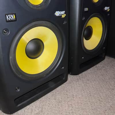 KRK RP10-3 Rokit 3-Way 10" Active Studio Monitors (Pair) 2011 - 2018 - Black image 3