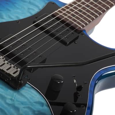 Schecter Traditional Pro Transparent Blue Burst image 6