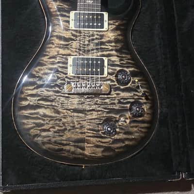PRS P22/Custom 22 Piezo Stoptail 10-Top 2012 Charcoal Tri-Color Burst imagen 2