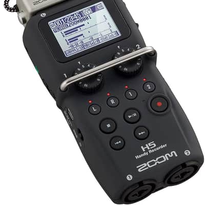 Zoom H5 Portable Handy 4 Track Interchangeable Digital Audio Recorder System image 2