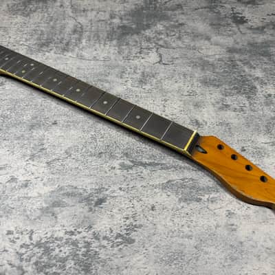 Real Life relics Nitro Roasted Maple With Bound Rosewood Fingerboard Dot Inlays Telecaster® Tele® Neck TRMRBD #1