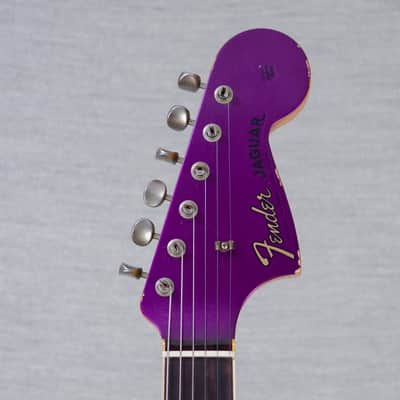 Fender Custom Shop 1965 Jaguar Electric Guitar Heavy Relic - Faded Purple Metallic - #R141588 image 3