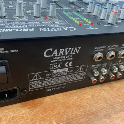 Carvin Pro-Mix 7 Four Channel DJ Mixer image 6