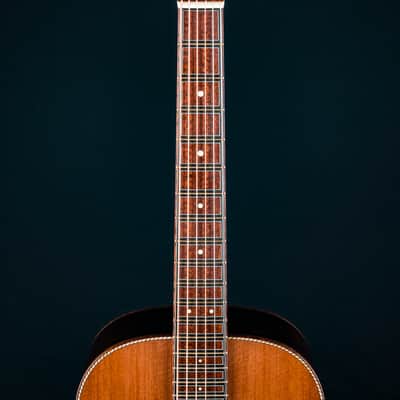 Santa Cruz H13 Custom African Blackwood and Fort Ross Chapel Redwood with Snakewood Inlays NEW image 9