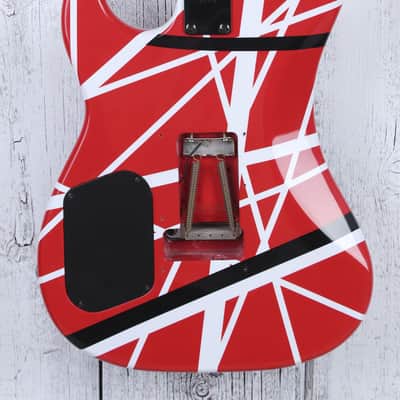 Kramer 1984 Reissue 2005 Eddie Van Halen 5150 Striped Electric Guitar w Gig Bag image 10