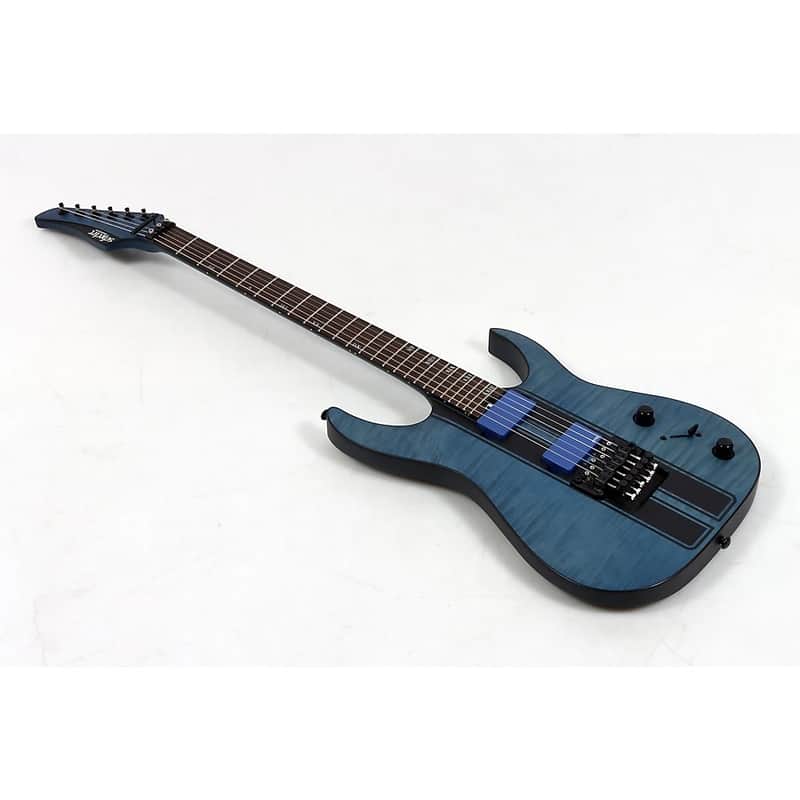 Schecter Banshee GT FR 6-String Electric Guitar - Satin Transparent Blue image 1