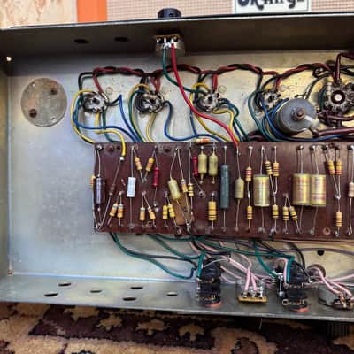 Vintage 1970 Park Marshall 150w Major KT88 Amplifier Head *1970s* w/ Flight Case image 22