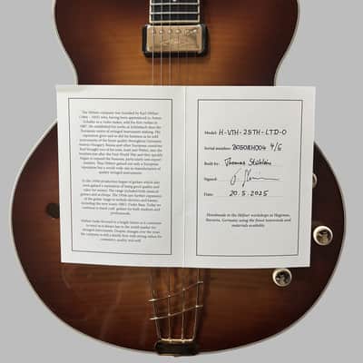 Limited Edition 25th Anniversary Hofner Very Thin 2025 image 3
