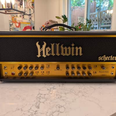 Schecter Guitar Research SYN100-HE Hellwin Stage 100W Tube Guitar Amp Head image 2