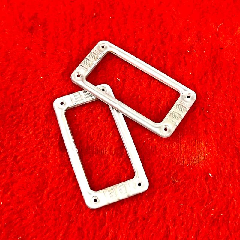 Gretsch Pickup rings 1960’s - Silver original vintage USA supertron filtertron HiLoTron image 1
