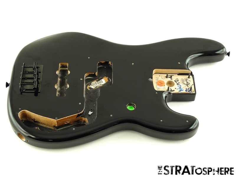 Fender Duff McKagan Deluxe Precision P BASS BODY + HARDWARE, Black image 1