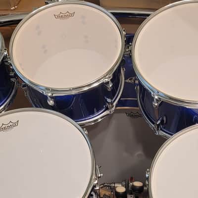 Pearl EXX725S/C717 Export EXX 10 / 12 / 13 / 14 / 16 / 22 / 14x5.5" 7pc Drum Set with Hardware 2013 - 2020 - High Voltage Blue image 3