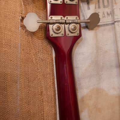 Burny SG Bass EB-3 1990's Cherry Red image 9