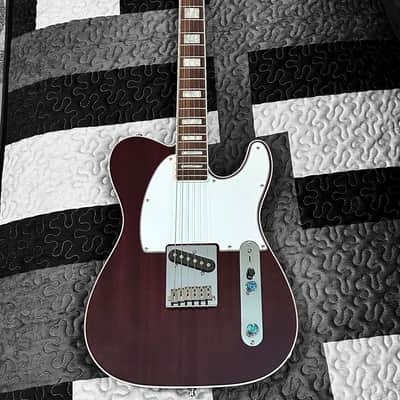 Warmoth Custom Mahogany Esquire 2020 - Transparent Purple image 2