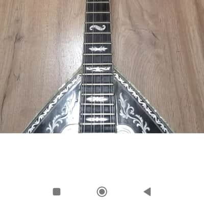 Greek Bouzouki & hardcase & pickup & 300 backing track with pdf scores 8 string 1990 approximately image 3