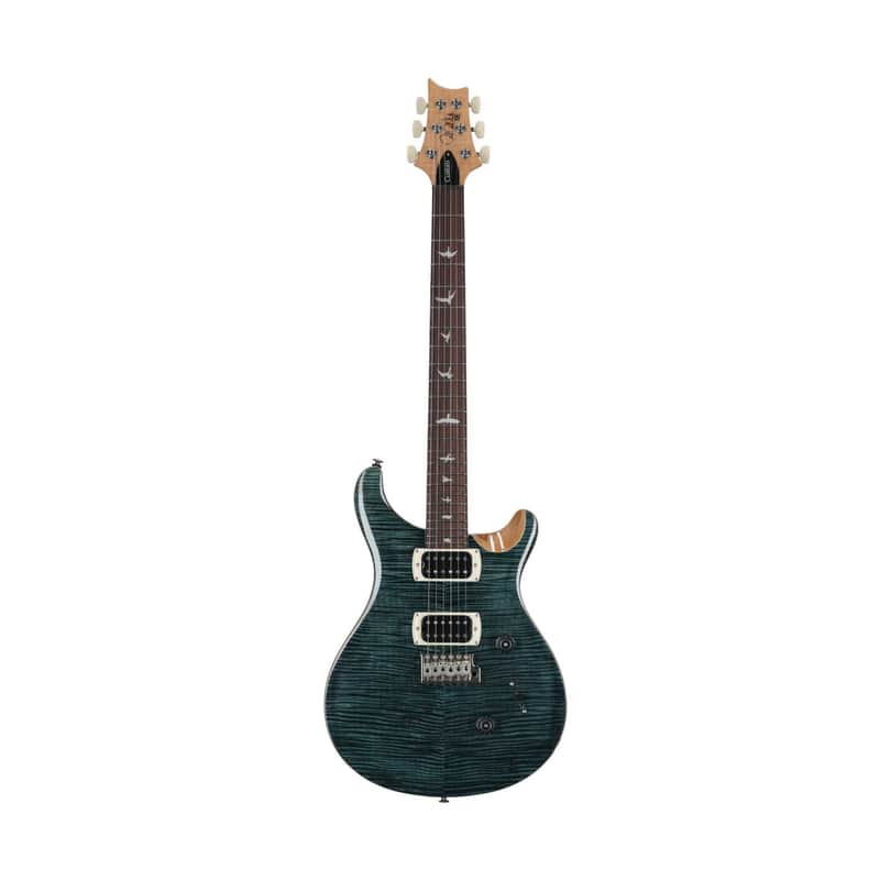 PRS SE Custom 24 6-String Solid Body Electric Guitar (Slate Blue) image 1