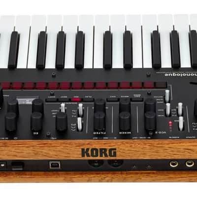 Korg MONOLOGUEBK Monophonic Analog Synthesizer (Black) image 4