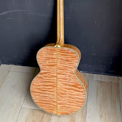 Gibson SJ-200 Quilt Vine  2015 - Insane Quilted Maple all over w/stunning Abalone inlaid on every surface. image 4