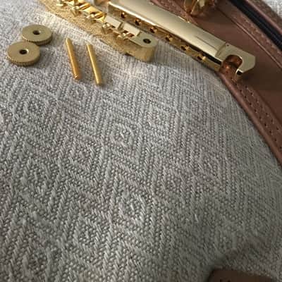 Gibson PBBR-065 Historic Non-Wire ABR-1 Tune-O-Matic Bridge and Aluminum stop bar Tailpiece Gold -Combo image 8
