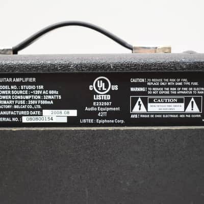 Epiphone Studio 15R Guitar Amp image 7