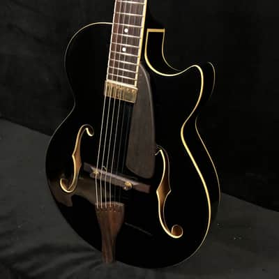 2018 Peerless Martin Taylor Virtuoso Black #7707 Archtop Electric Guitar image 2
