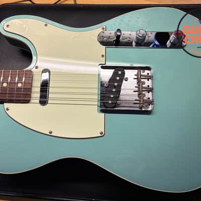 2014 Fender Japan MIJ TL62B ’62 Reissue Telecaster Custom Ocean Turquoise Metallic w/ Tweed HSC image 12