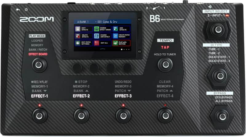 Zoom B6 Bass Multi-effects Processor image 1