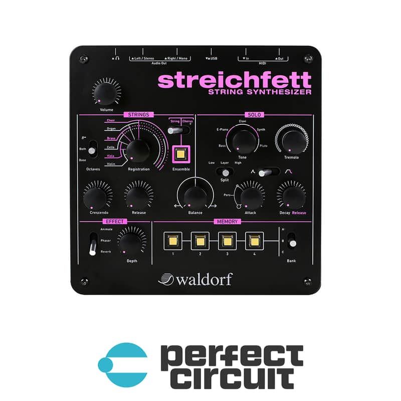 Waldorf Streichfett String Synthesizer Desktop Module [DEMO] image 1