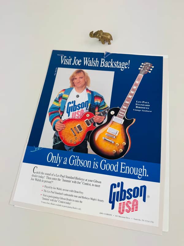 Gibson "Jammin' with Joe" Promotional Dealer Pack 1993 image 1