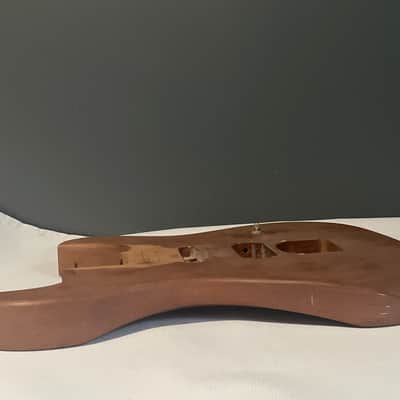 Custom Made 6 String Mahogany Electric Guitar Body 25.5 Scale Length Kahler Ready image 23