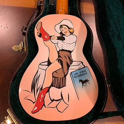Maegen Wells-Lame Horse Collaboration Cosette Acoustic Flat Top Guitar with free Lame Horse Ukulele image 15