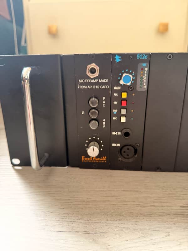 API 512c 500 Series Mic Preamp Module 2000 - Present - Black image 1