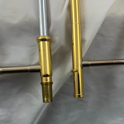 Yamaha YSL-448G Intermediate Bb/F Trombone 2010s - Lacquered Brass image 20