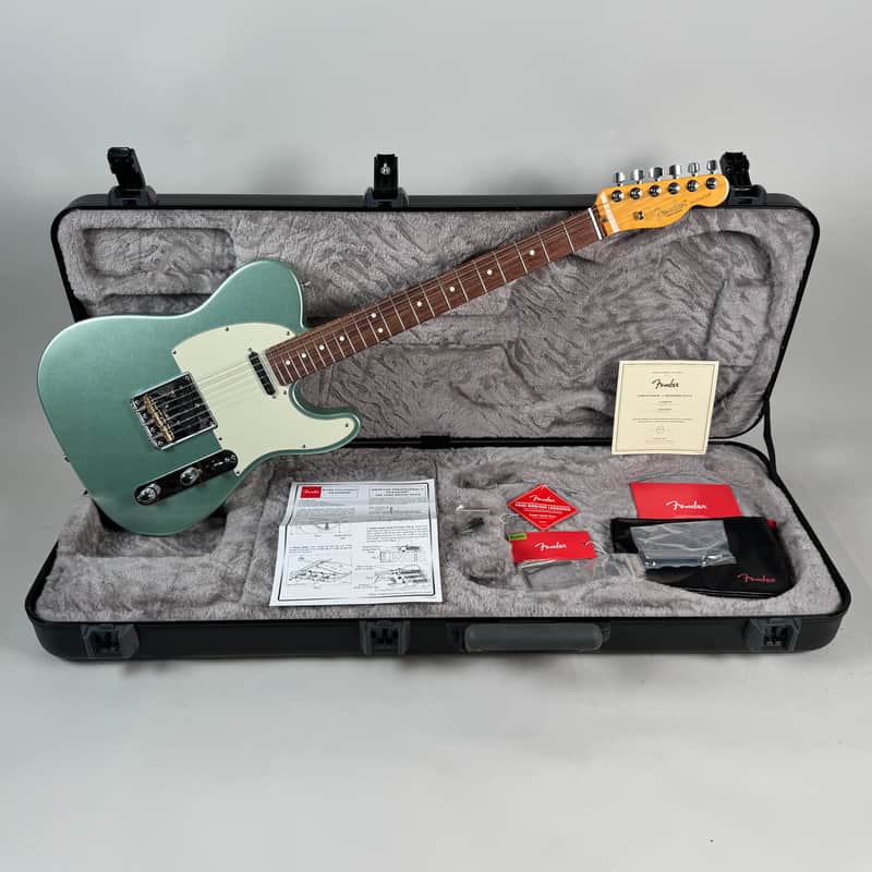 2022 Fender American Professional II Telecaster Mystic Surf Green image 1