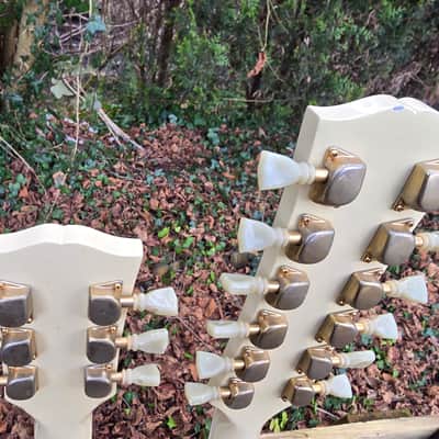 Ibanez 2402DX-WH Double Cutaway Double Neck 1974 - 1977 - White Bild 17
